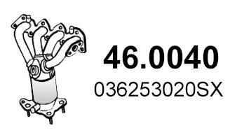 Catalyst exhaust Seat Altea: 460040 Asso Catalytic Converter