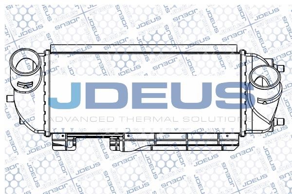 J. Deus M-854044A Intercooler, charger M854044A