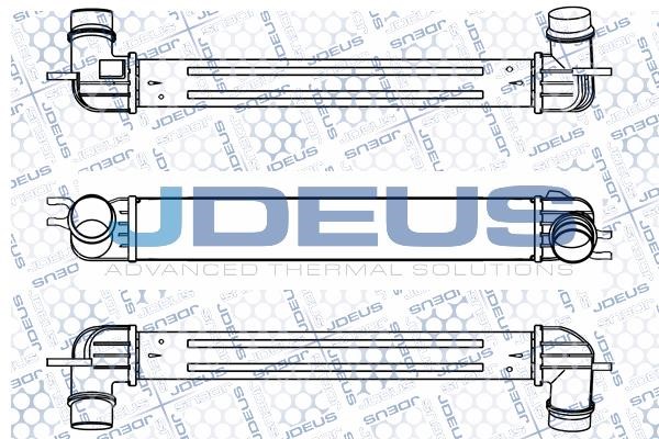 J. Deus M-870004A Intercooler, charger M870004A