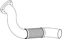 48293 Dinex Exhaust pipe