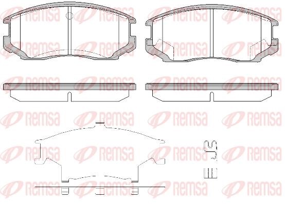 Kawe 0357 32 Front disc brake pads, set 035732