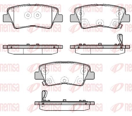 Kawe 1807 12 Brake Pad Set, disc brake 180712