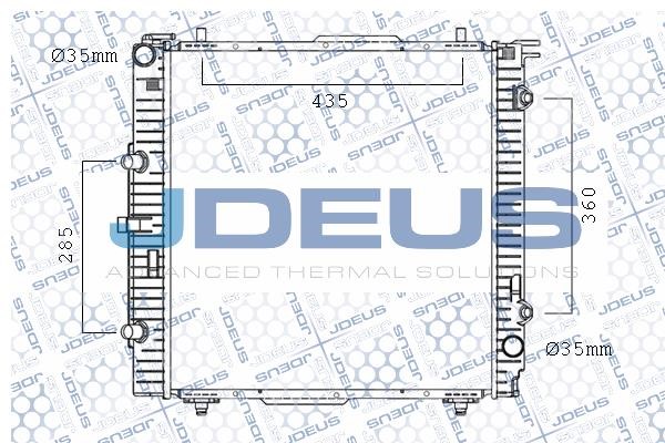 J. Deus M017114A Radiator, engine cooling M017114A