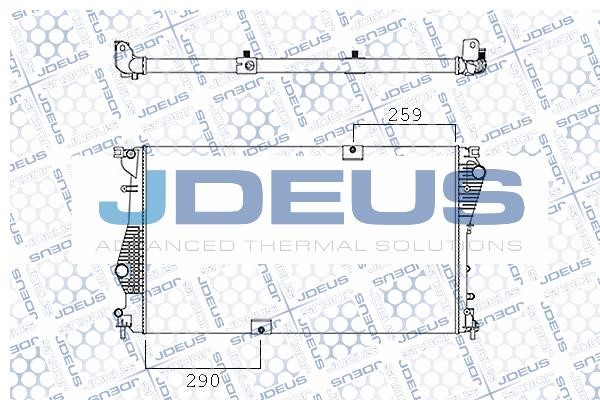 J. Deus M-0201280 Radiator, engine cooling M0201280
