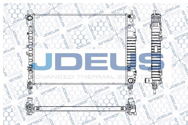 J. Deus M-0201290 Radiator, engine cooling M0201290