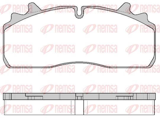 Kawe JCA1726.00 Brake Pad Set, disc brake JCA172600