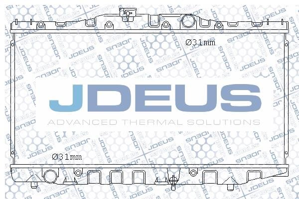 J. Deus M-0280040 Radiator, engine cooling M0280040