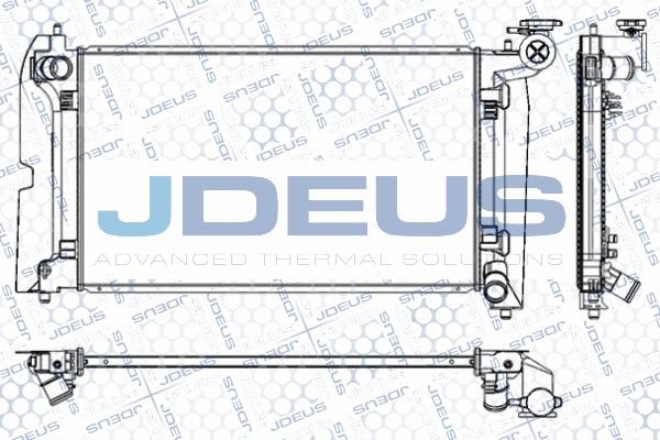 J. Deus M0280090 Radiator, engine cooling M0280090