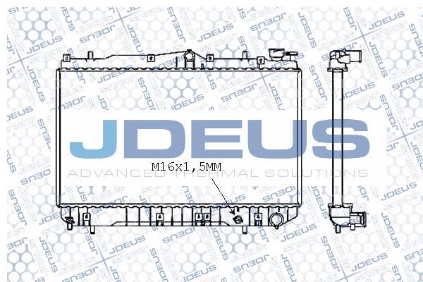 J. Deus M-0540060 Radiator, engine cooling M0540060