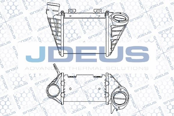 J. Deus 830M30A Intercooler, charger 830M30A
