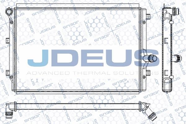 J. Deus M-0010320 Radiator, engine cooling M0010320