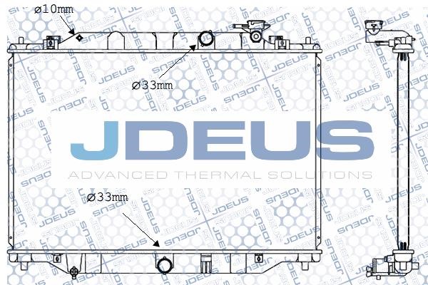 J. Deus M-0160390 Radiator, engine cooling M0160390