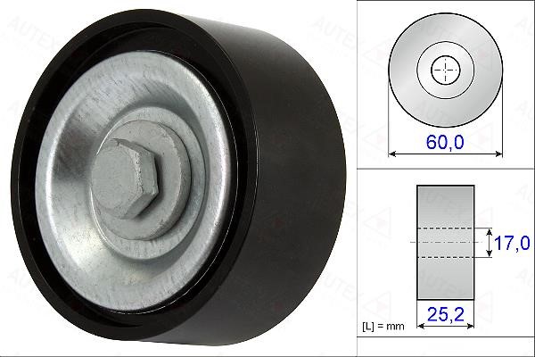 Autex 654895 V-ribbed belt tensioner (drive) roller 654895