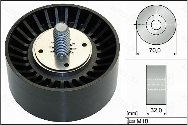Autex 654938 V-ribbed belt tensioner (drive) roller 654938