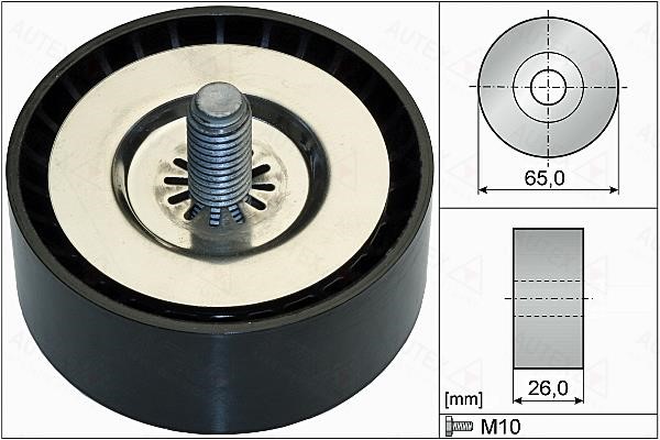 Autex 654939 V-ribbed belt tensioner (drive) roller 654939