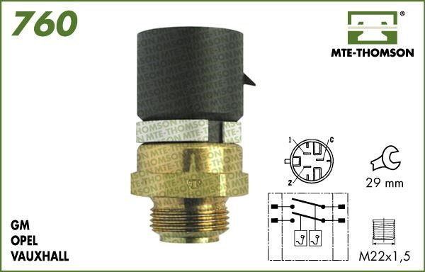 MTE-Thomson 760.95/105 Fan switch 76095105