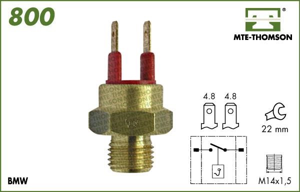 MTE-Thomson 800.102 Temperature Switch, coolant warning lamp 800102