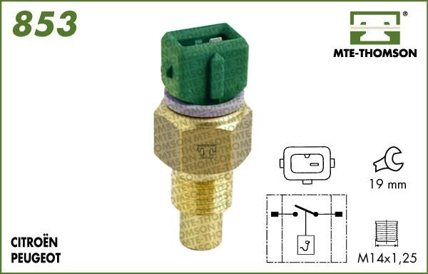 MTE-Thomson 853.60 Temperature Switch, coolant warning lamp 85360