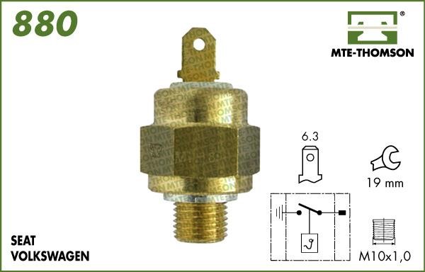 MTE-Thomson 880.100 Temperature Switch, coolant warning lamp 880100
