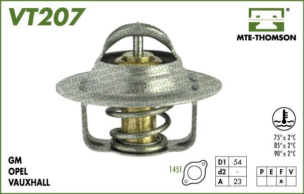 MTE-Thomson VT20787 Thermostat, coolant VT20787