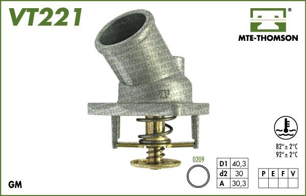 MTE-Thomson VT22182 Thermostat, coolant VT22182