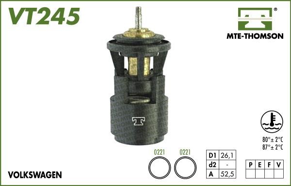 MTE-Thomson VT24587 Thermostat, coolant VT24587