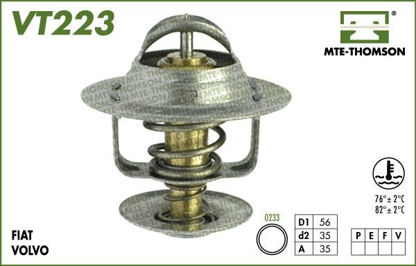 MTE-Thomson VT22382 Thermostat, coolant VT22382
