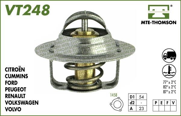 MTE-Thomson VT24882 Thermostat, coolant VT24882