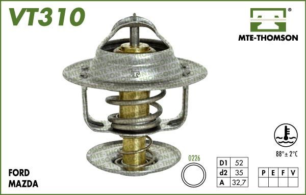 MTE-Thomson VT31088 Thermostat, coolant VT31088