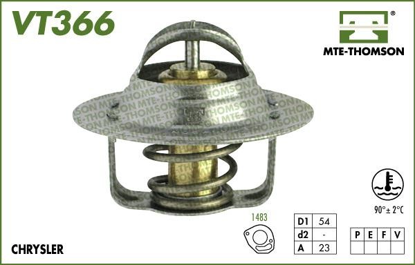 MTE-Thomson VT36690 Thermostat, coolant VT36690