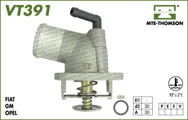 MTE-Thomson VT39192 Thermostat, coolant VT39192