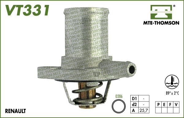 MTE-Thomson VT33189 Thermostat, coolant VT33189