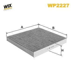 WIX WP2227 Filter, interior air WP2227