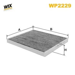 WIX WP2229 Filter, interior air WP2229