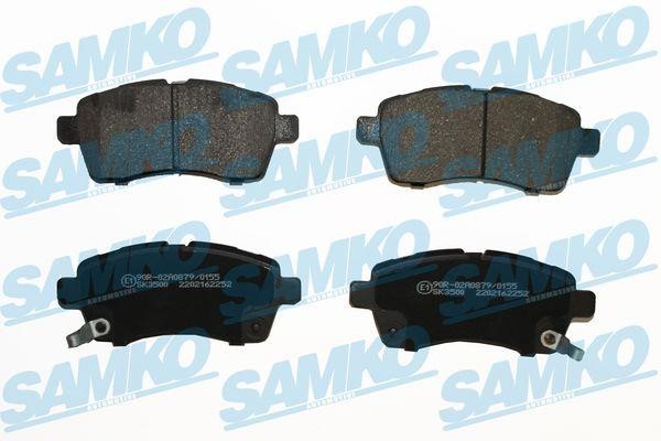 Samko 5SP2252 Brake Pad Set, disc brake 5SP2252