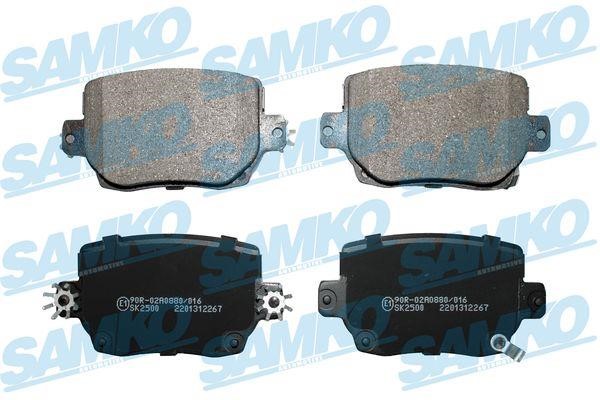 Samko 5SP2267 Brake Pad Set, disc brake 5SP2267