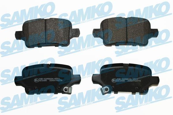 Samko 5SP2276 Brake Pad Set, disc brake 5SP2276