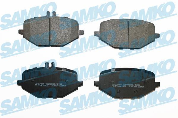 Samko 5SP2243 Brake Pad Set, disc brake 5SP2243