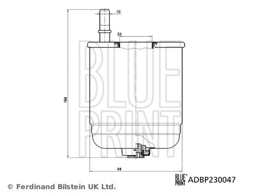 Blue Print ADBP230047 Fuel filter ADBP230047