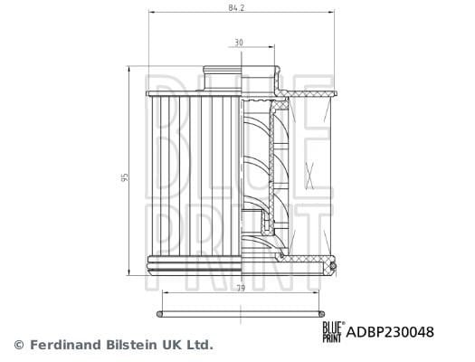 ADBP230048 Blue Print Fuel filter