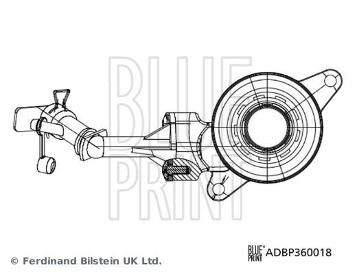 Blue Print ADBP360018 Central Slave Cylinder, clutch ADBP360018 ADBP360018 Blue Print Central Slave Cylinder, clutch