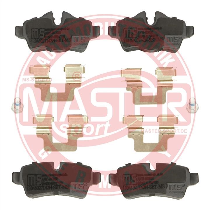 Brake Pad Set, disc brake Master-sport 13046027142N-SET-MS