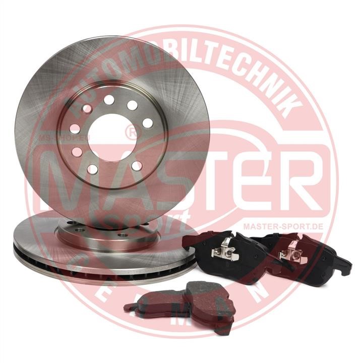 Master-sport 202501410 Front ventilated brake discs with pads, set 202501410