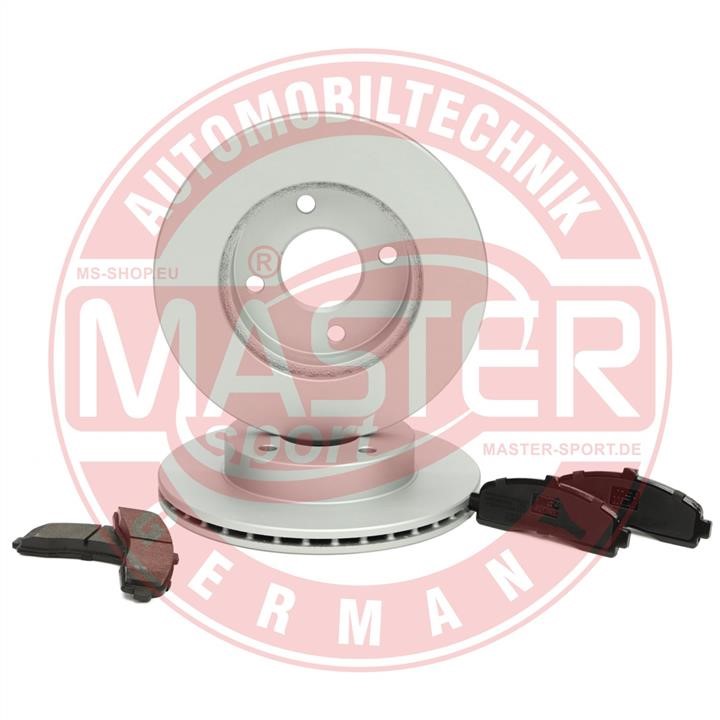 Front ventilated brake discs with pads, set Master-sport 201801390