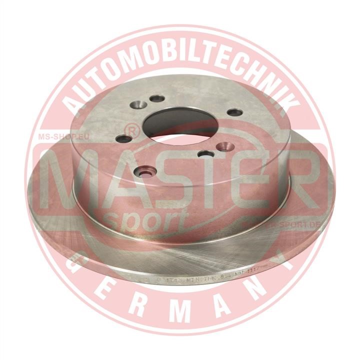 Master-sport 24011003121PCSMS Rear brake disc, non-ventilated 24011003121PCSMS