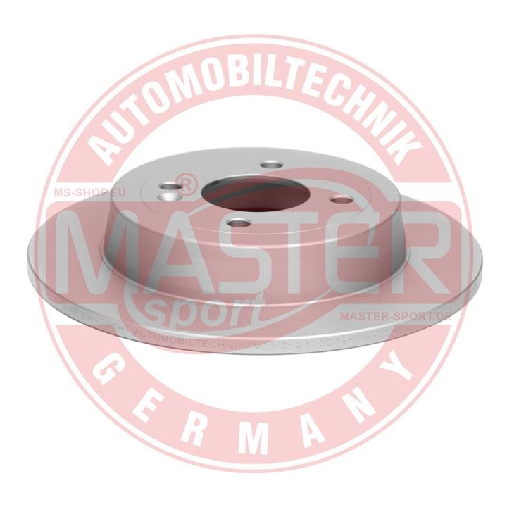 Rear brake disc, non-ventilated Master-sport 24011003981-PCS-MS