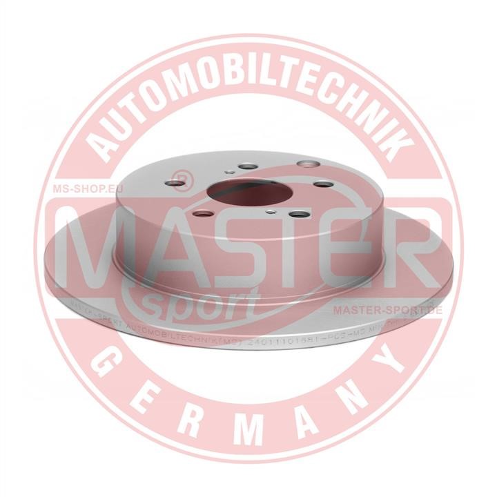Rear brake disc, non-ventilated Master-sport 24011101681PCSMS