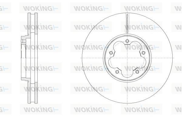 Woking D62559.10 Brake Pad Set, disc brake D6255910