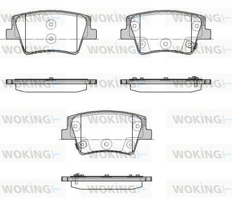 P1835302 Woking Brake pad set