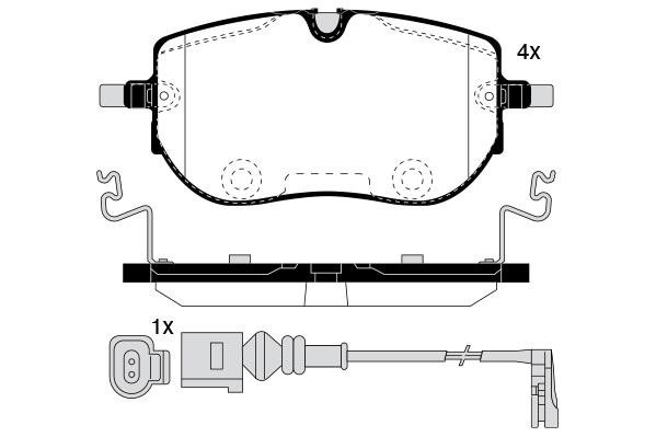 Raicam RA.1318.0 Brake Pad Set, disc brake RA13180